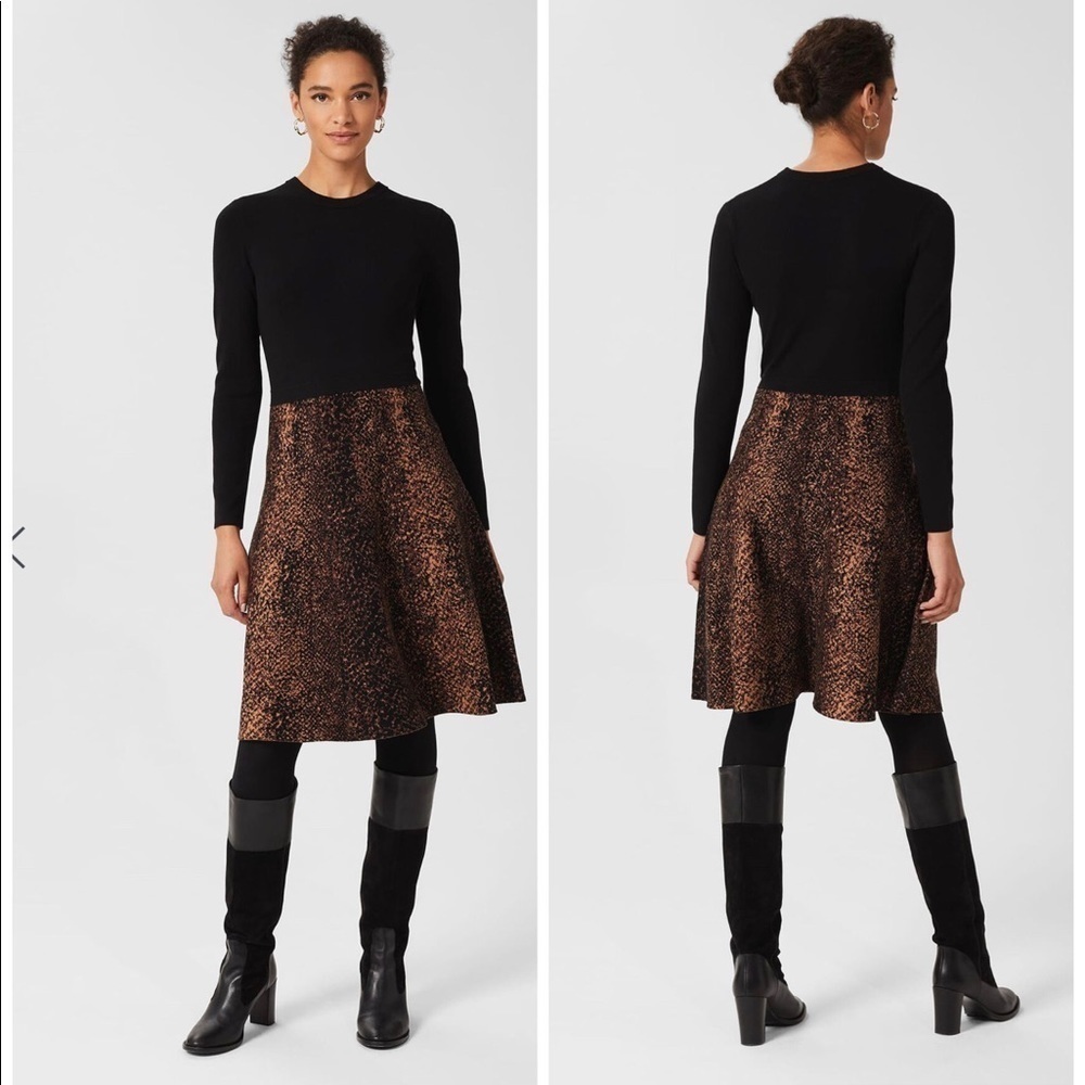 HOBBS HALLIE KNITTED DRESS